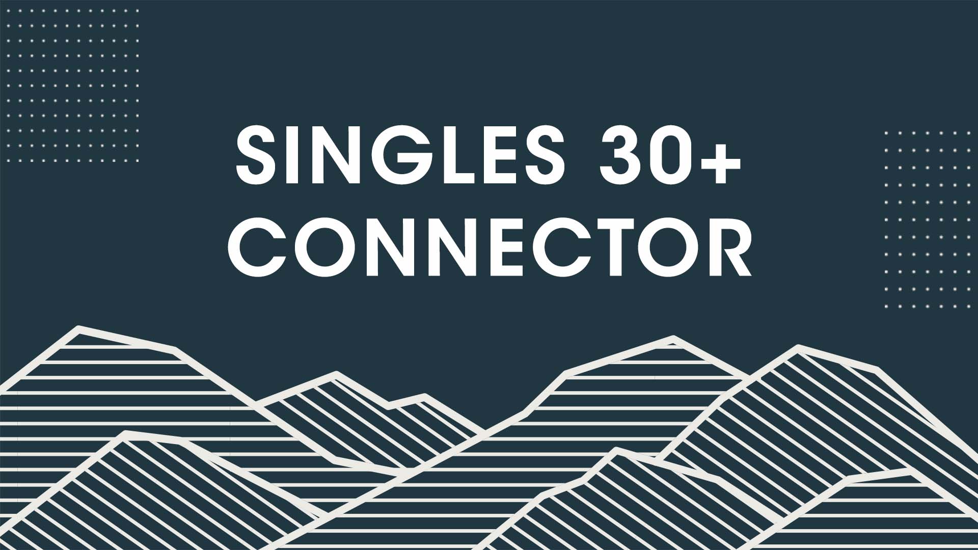 Image for Singles 30+ Connector
