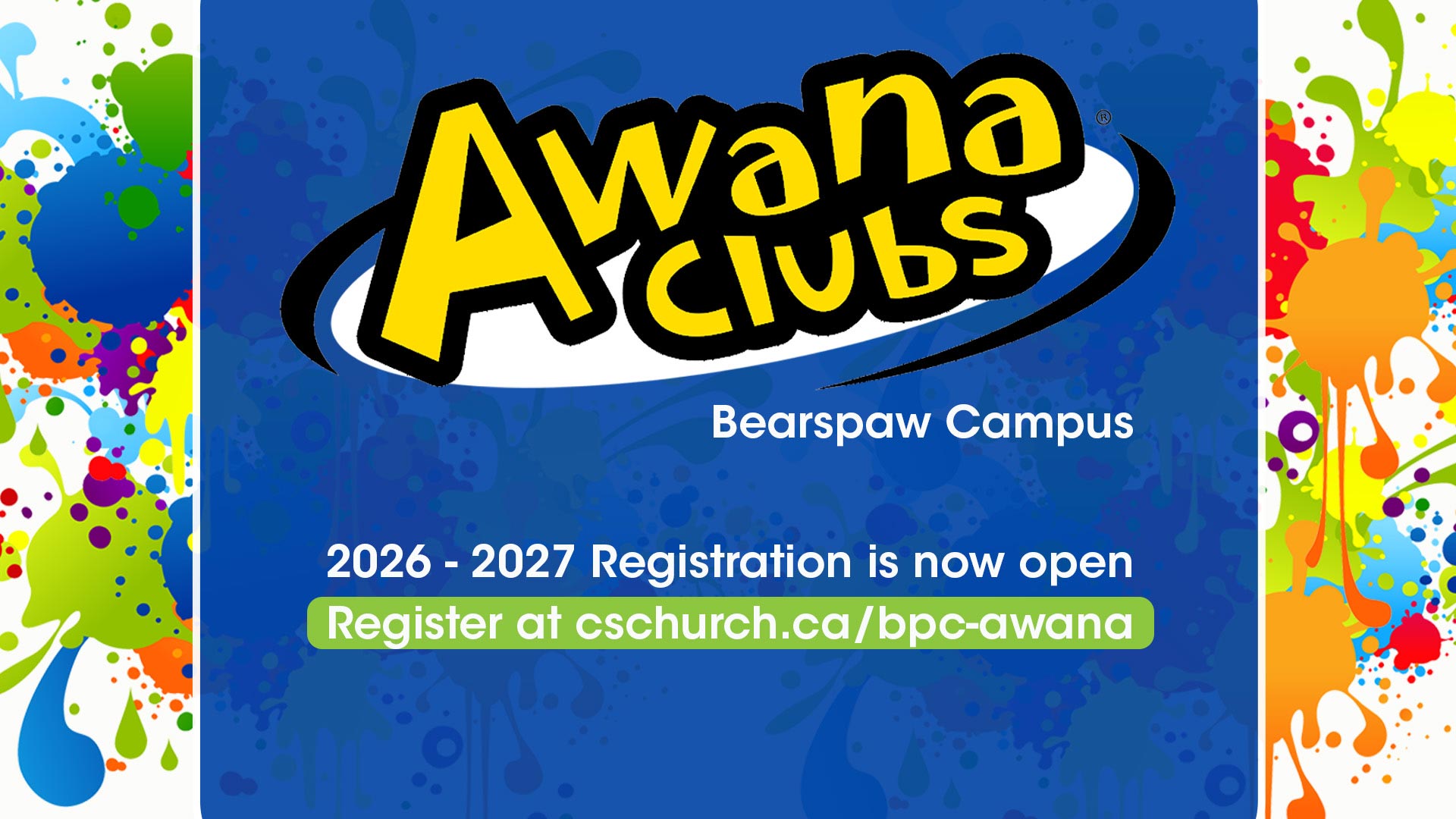 Image for Awana Registration | Bearspaw Campus